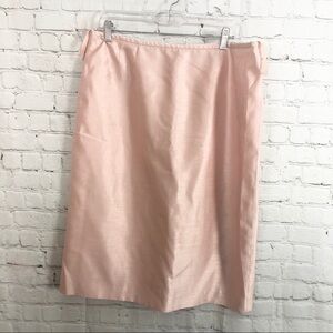 Pink Shell Straight Skirt Size: 14